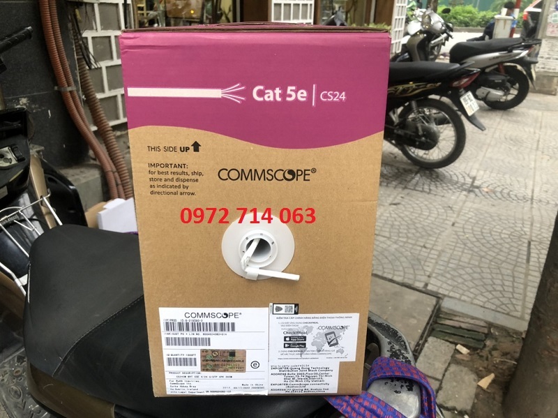 Cáp mạng Commscope Cat5e UTP – PN: 6-219590-2